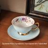 Vintage Ceramic Coffee Cup and Saucer Set