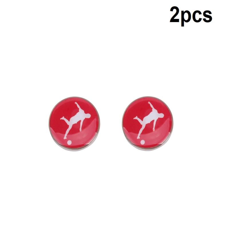 2/5Pcs Referee Side Toss Coin Double Face Sports Football Pattern Soccer Flip Coin Souvenirs Soccer Referee Coin Portable