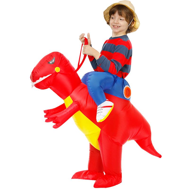 Kinder Kind Dinosaurier Einhorn Aufblasbares Kostüm Niedliche Lustige Kleidung Für Jungen Mädchen Halloween Weihnachten Aufführung Party Anzüge