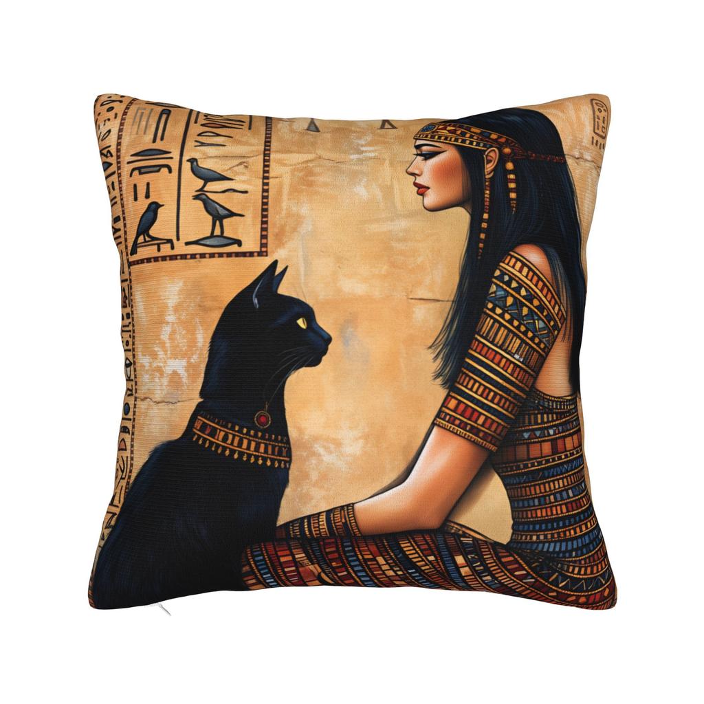 Ancient Egyptian Mysterious Pillow Cover Comfy Cushion Cover Retro Trendy Pillow Case For Wedding Party Home Decor