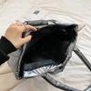 High-end Textured Bags for Women New Large-capacity Fashionable Autumn and Winter Cotton Clothing Shoulder Bags Down Commuter Tote Bags