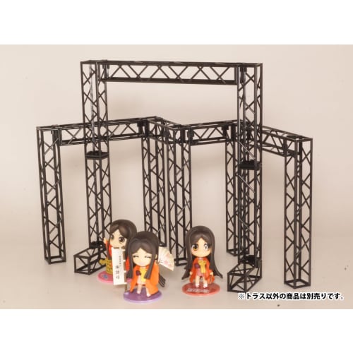 PM Office A Plastic Accessory 01 Truss (Square) Black Ver. Plastic Model MS085 (Scenery)