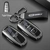 Genuine Leather Key Case for Geely Models: Xingrui, L Binrui, Emgrand, Xingyue L, Binyue, Icon, Boyue Pro, Jiaji