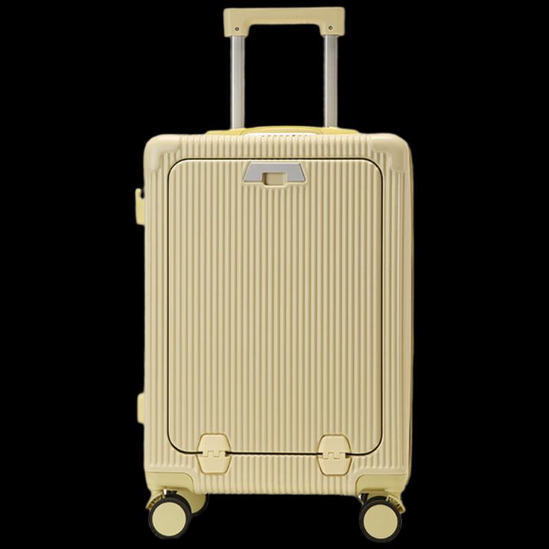 JOURHEY SHI Front-Opening Multi-Function Hardshell Luggage 20 inch