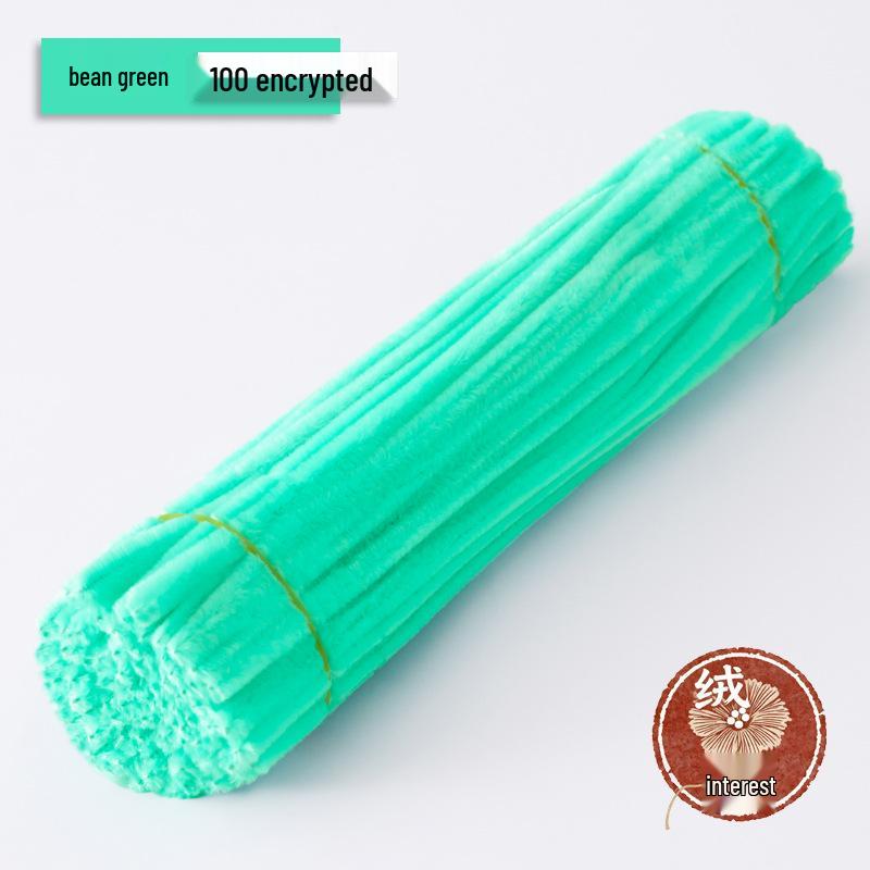 Macaron Twist Stick: Encrypted Velvet & Faux Plush Chenille Stems - DIY Mixed Color Craft Pack