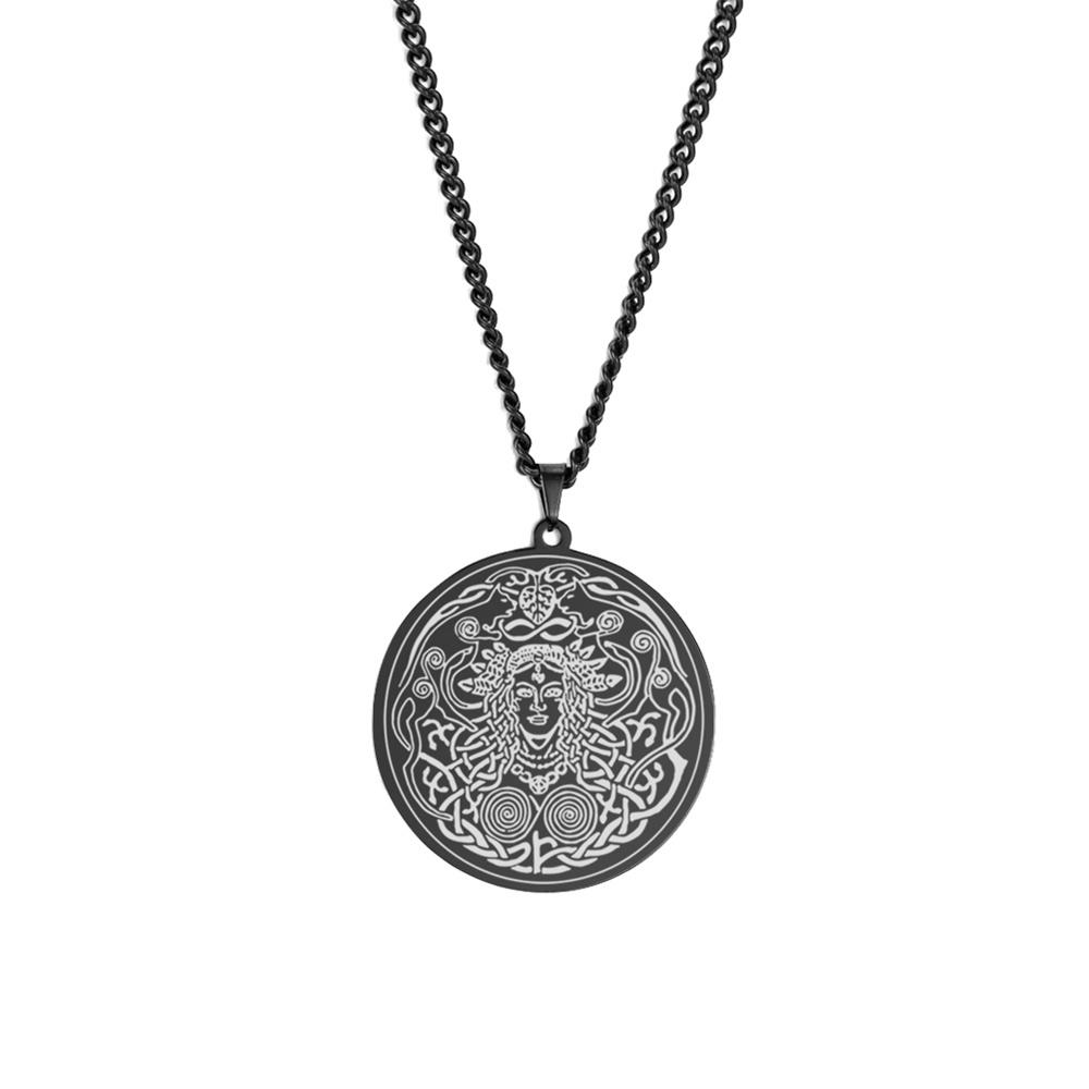 Dainty Norse Mythology Freyja Goddess Pendant Necklace Associated Love Sex Beauty Fertility Talisman Necklaces Jewelry