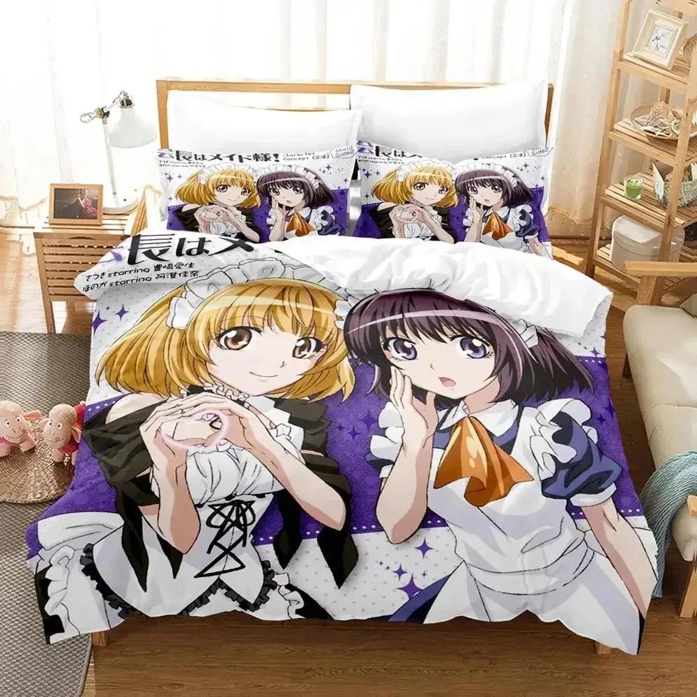 Comforter Anime Kaichou Wa Maid-Sama Usui Takumi Misaki Bedding Set Boys Girls Twin Queen Size Bed Kids Adult