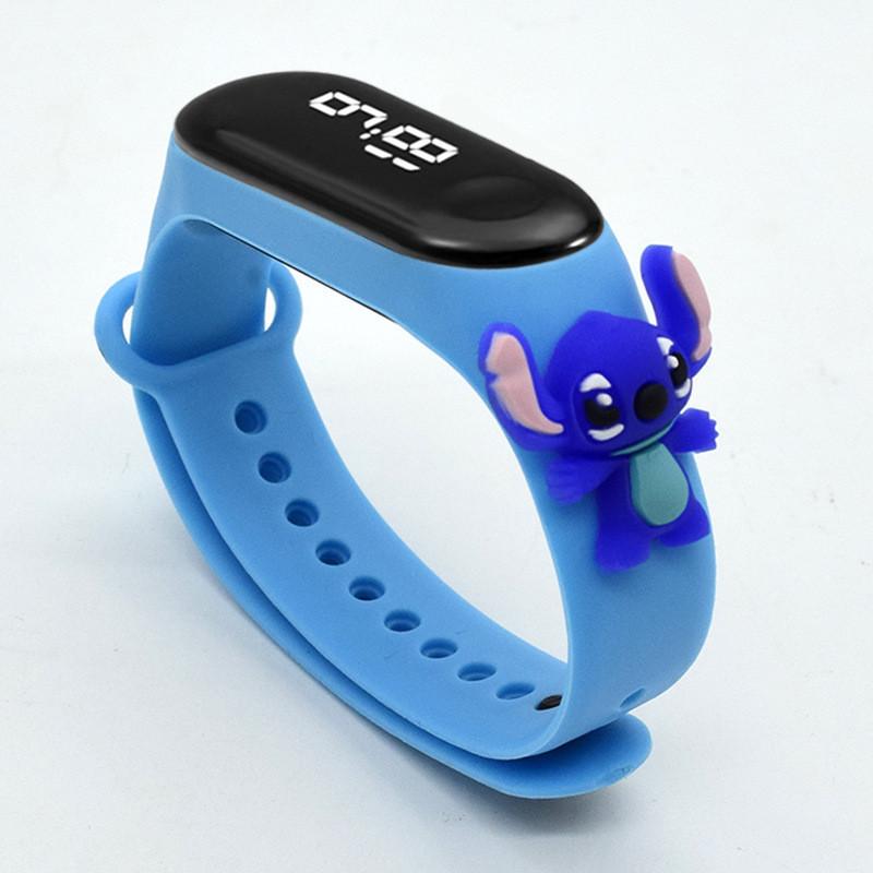 Mickey Mouse Digital Kids Watch With Waterproof Tpu Band For Children And Touch Control