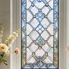 Gebrandschilderd Glasfolie Geometrische Patronen Raamstickers Decoratieve Regenboog Statische Glassticker