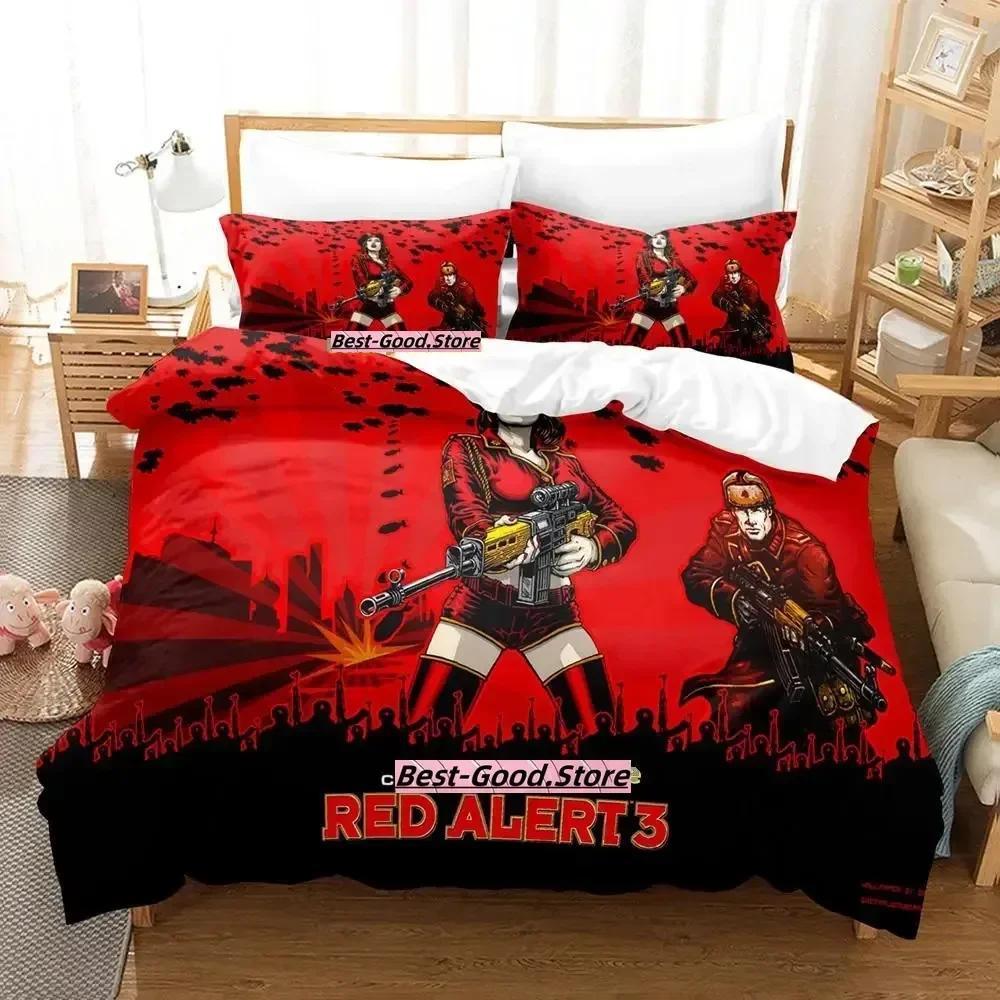Command And Conquer 3 Bedding Set Printed Bed Set With Pillowcase Bed Duvet Cover Soft Single Double Queen Super King Size