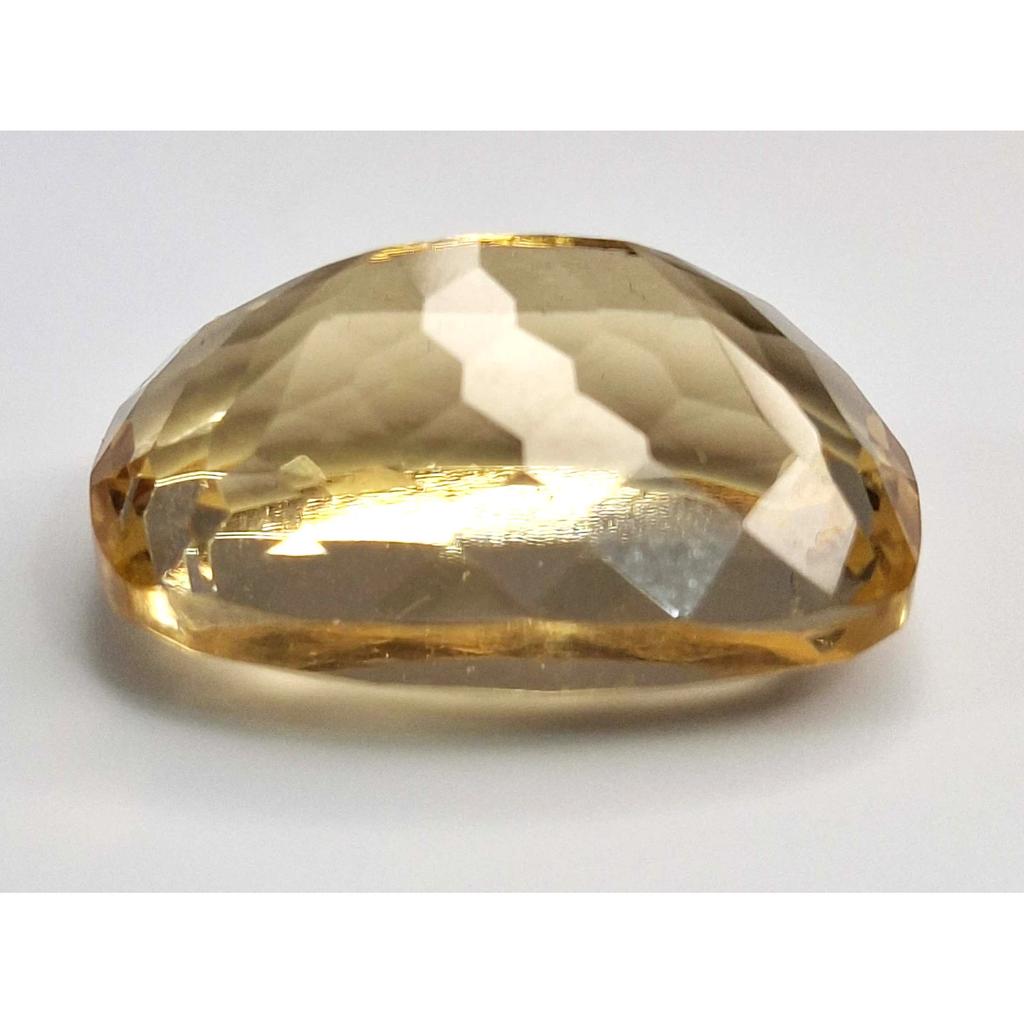 22-24 Ct Natural Light Yellow Citrine Cushion Cut Stunning Certified Gemstone