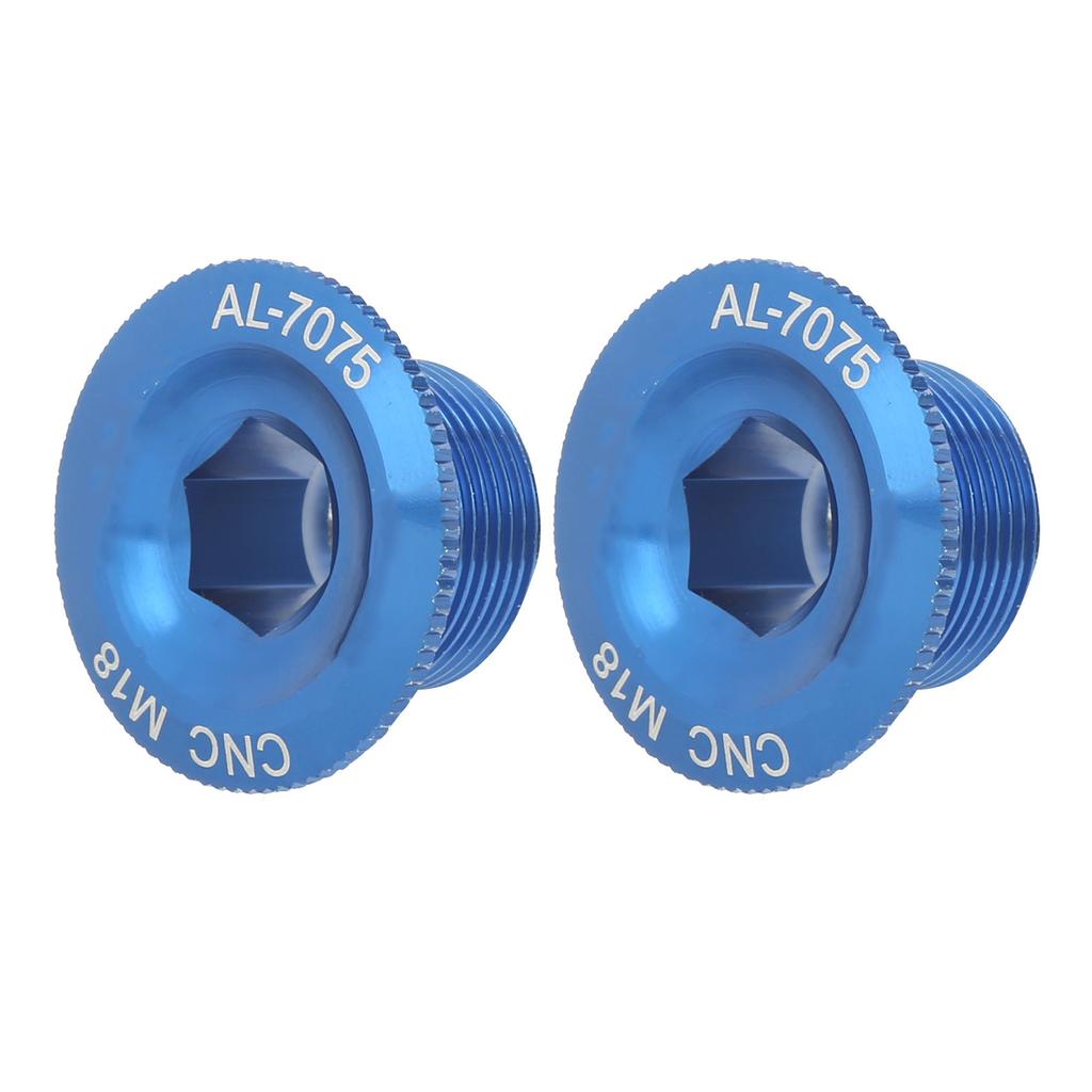 2Pcs Mountain Bike Crank Arm Fixing     Aluminum Alloy Crank Cover Screw  