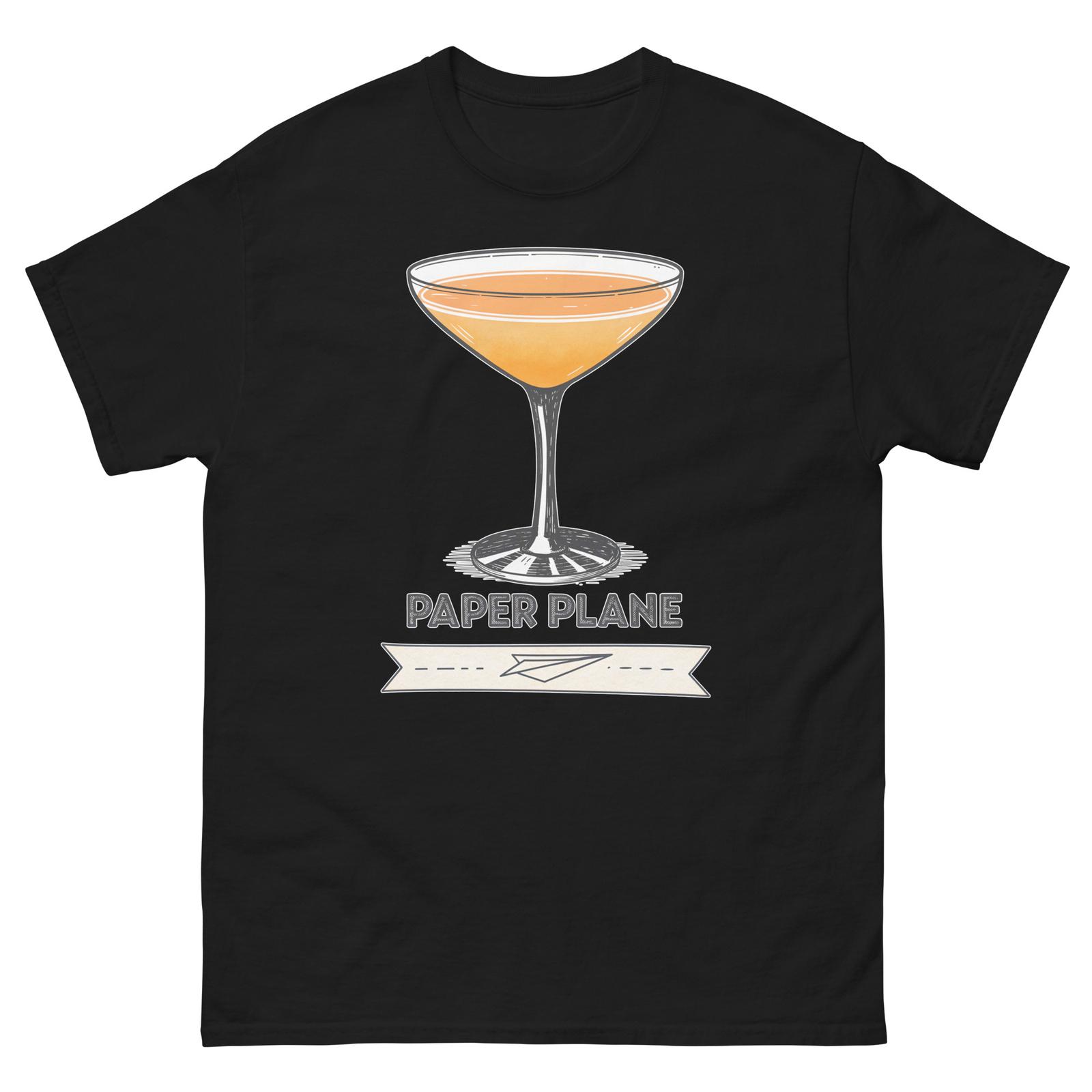 Paper Plane Drink Delicious Popular Beverage T-Shirt XL
