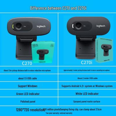 Webcam HD Logitech C270i