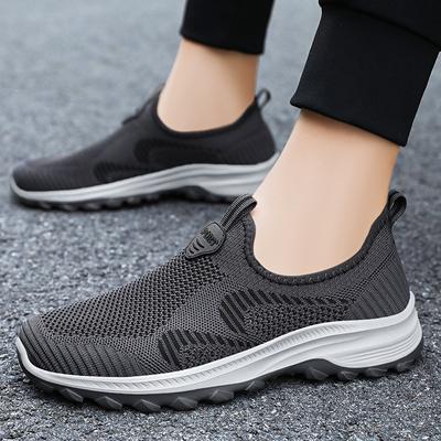 Αθλητικά παπούτσια για ζευγάρια μέσης ηλικίας και ηλικιωμένων Ανδρικά παπούτσια περπάτημα παπουτσιών με μονό πλέγμα