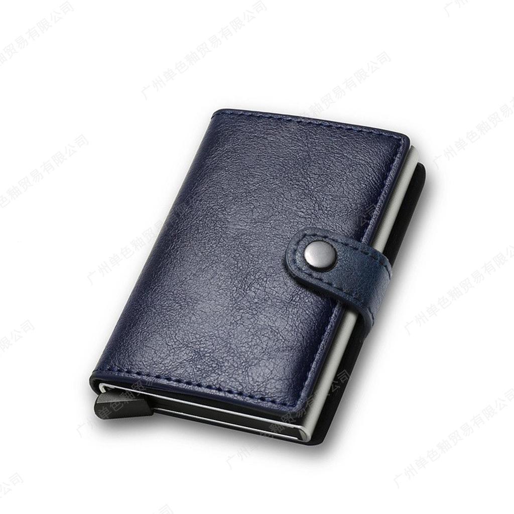 RFID Men's Anti-Theft Multi-Card Aluminum Card Holder