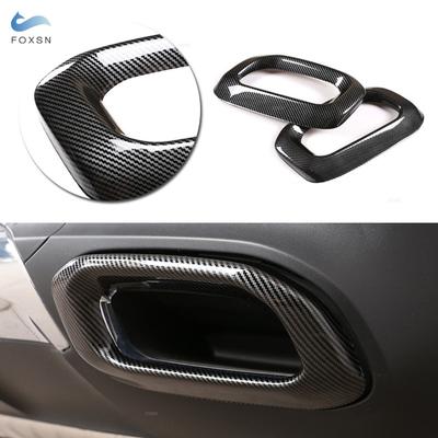 Per Mercedes Benz GLE350 450 GLC GLS W167 X253 X167 Decorazione Terminale di Scarico Posteriore con Texture Carbonio