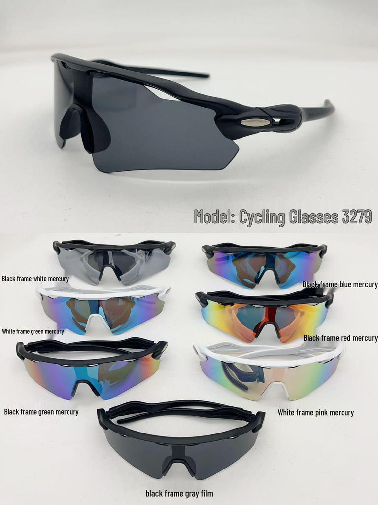 Unisex UV Protection Cycling & Mountaineering Sunglasses: Windproof & Trendy