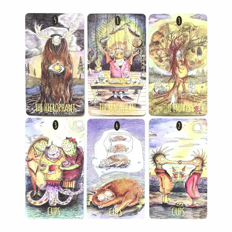 Die Shadowland Tarotkarten für Anfänger Englische Version Profis Wahrsagungsspiel Auto