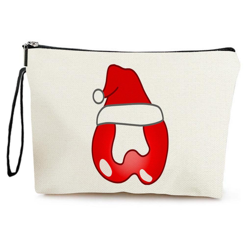 Christmas Candy Cosmetic Bag Women's Portable Storage Bag