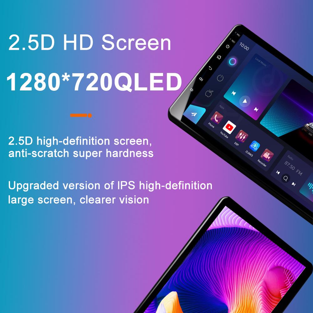 JMANCE 7/9/10,1 palce 1 Din1+32GB Android 13 Autorádio Multimediální MP5 přehrávač Carplay Auto Bluetooth WIFI GPS FM rádio