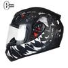 Certified Full Face Motorcycle Helmet Scooter Electric Bike Riders ABS Material DOT ECE Compatible