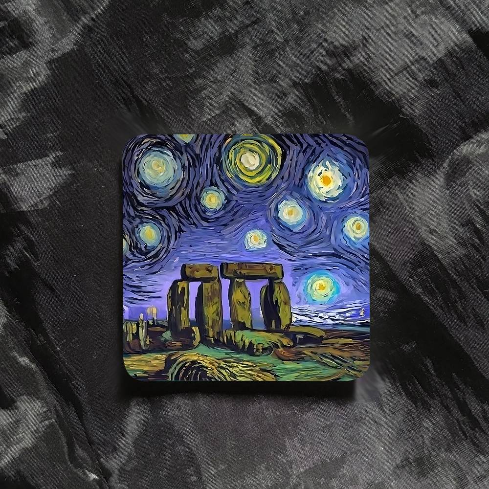 

Van Gogh Starry Sky Refrigerator Magnet Personalized Creative Magnetic Stickers With Magnets