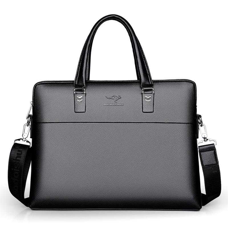Men's bag new men's shoulder messenger business commute computer document handbag