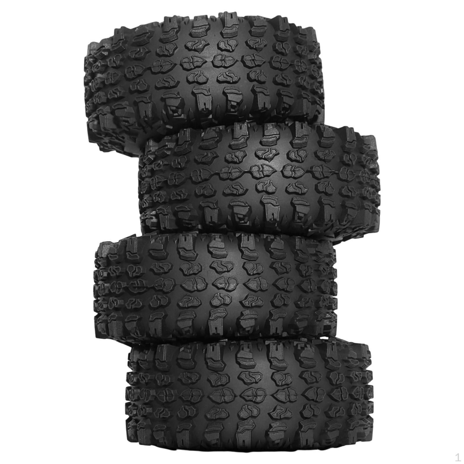 

4 Pieces RC Car Tires Model Accessories Easy to Install Modification Control Replacement Part