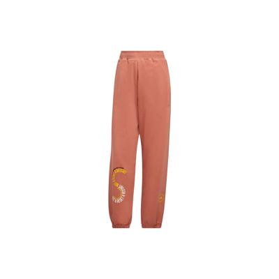 X Stella Mccartney Co-Branded Logo Print Joggers Unisex Bottoms Orange IB5907