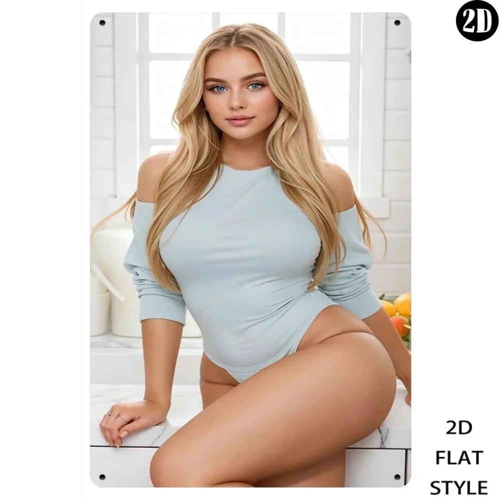 JIT Retro Iron Wall Art Sign 8x12 inch Modern Minimalist Home Decor for Bedroom Living Room 20x30cm