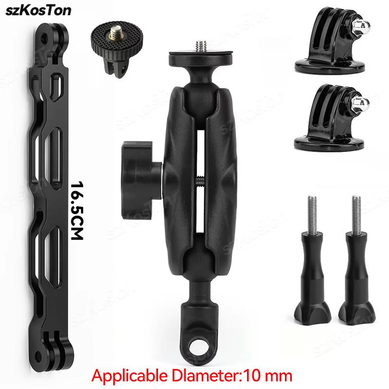 Motorcycle Bicycle Camera Holder Handlebar Mount Bike Bracket for GoPro 13 12 11 10 9 8 DJI Action 6 5 Pro NANO Insta360 X5 X4