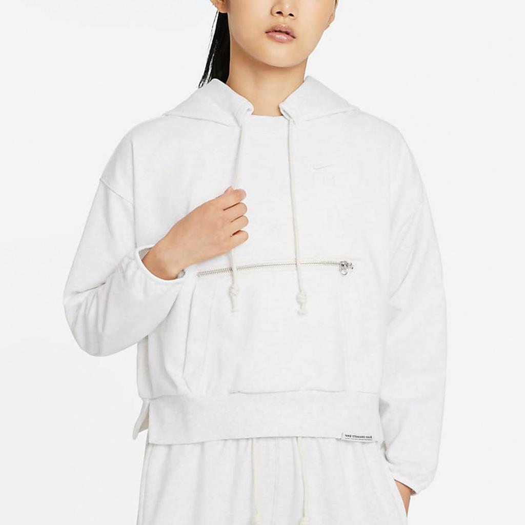 Nike Sweatshirts Women's White Hooded Moderate Regular DA6484-051