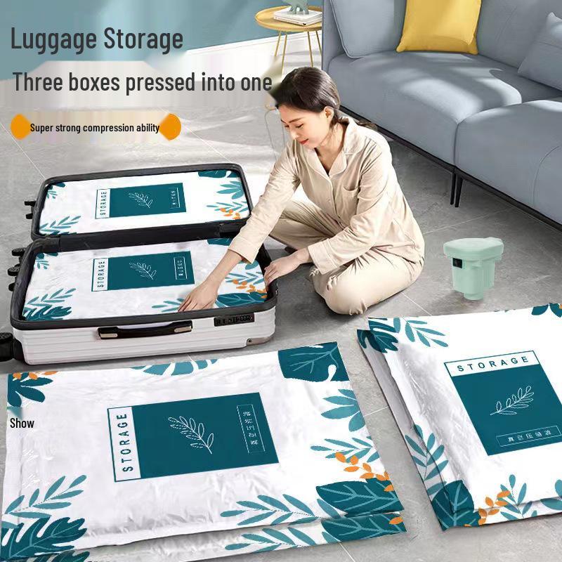 Thickened Vacuum Compression Bag for Clothes, Quilts, and Luggage - Ideal for Moving or Dorm Storage