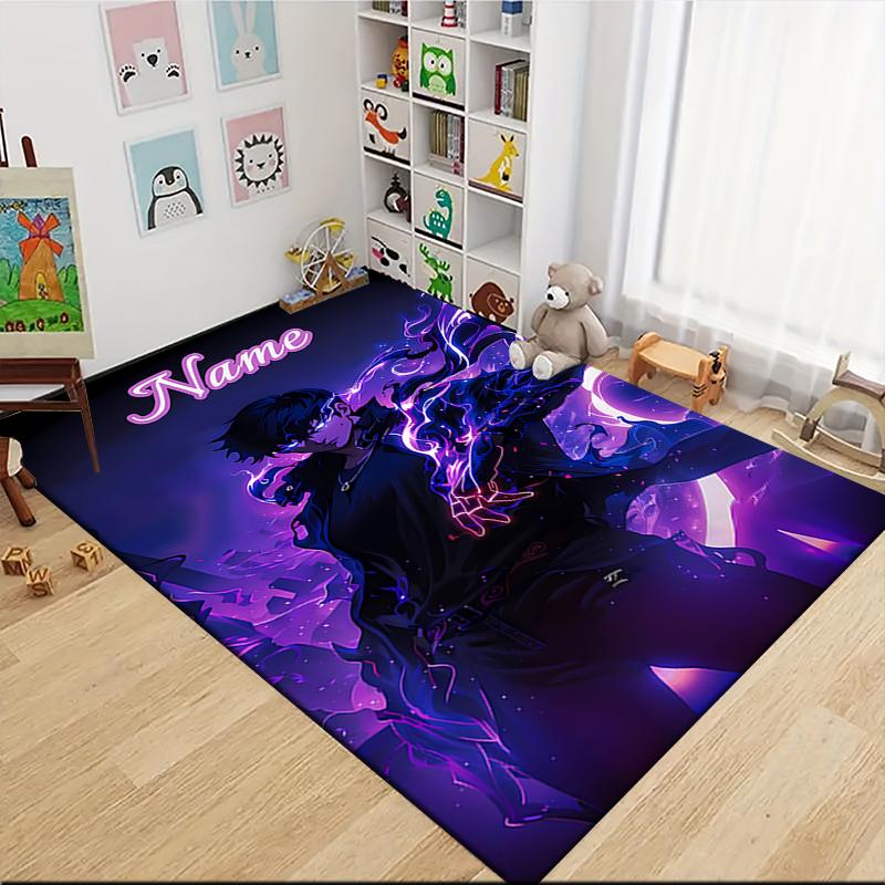 Custom Name Pororo Friends Adventure Carpet Rug Customizable Soft Washable Anti-Slip Home Living Room Sofa Mats Personalized Rug. 0909165
