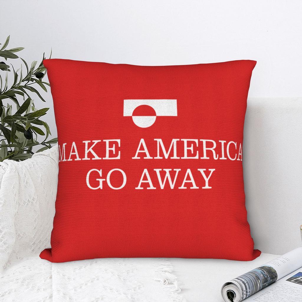 MAGA Greenland Bear Square Pillow Cases Cushion Covers Creative Zipper Decor Throw Pillow Case Cover for Car 40x40cm