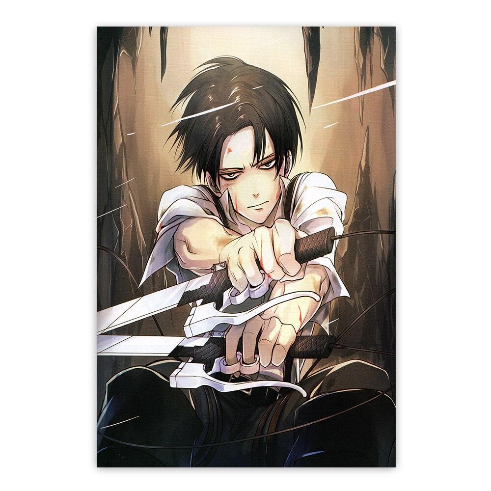 5d Diy Levi Ackerman Diamond Painting Attacking Giant Mosaic Handmade Animation Cross Stitch Full Circle Diamond Embroidery