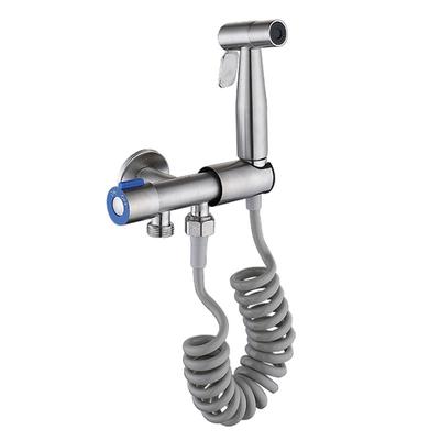 Bide Duş Paslanmaz Çelik Tuvalet Temizleyici Anal Temizleme Banyo Odası Yıkama Yıkama Tapware püskürtme tabancası Seti Banyo Su Musluk Kiti