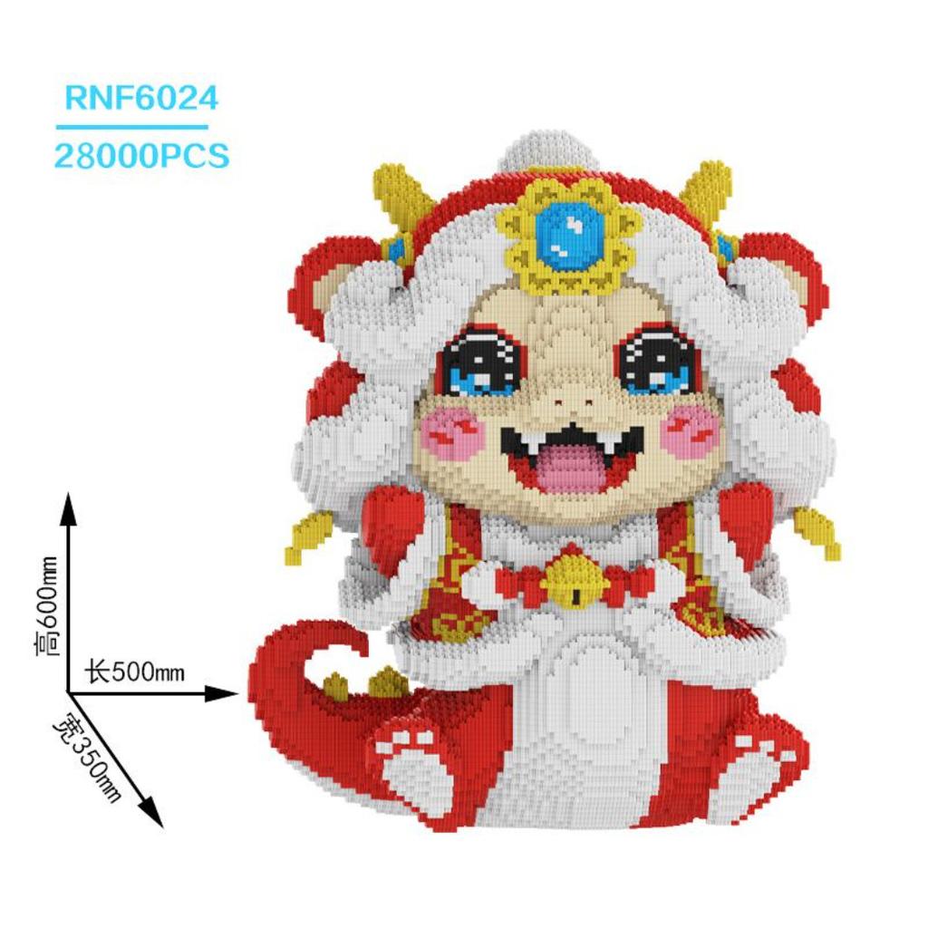 Magic Child Nezha Building Block Small Particles 2025 Boys And Girls Assembled Toys Adult Version Puzzle Gift Ornament