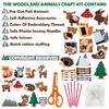 Kids Woodland Animals Sewing Kit DIY Craft Set Educational Sewing Gifts for Birthday Party Classroom Activity