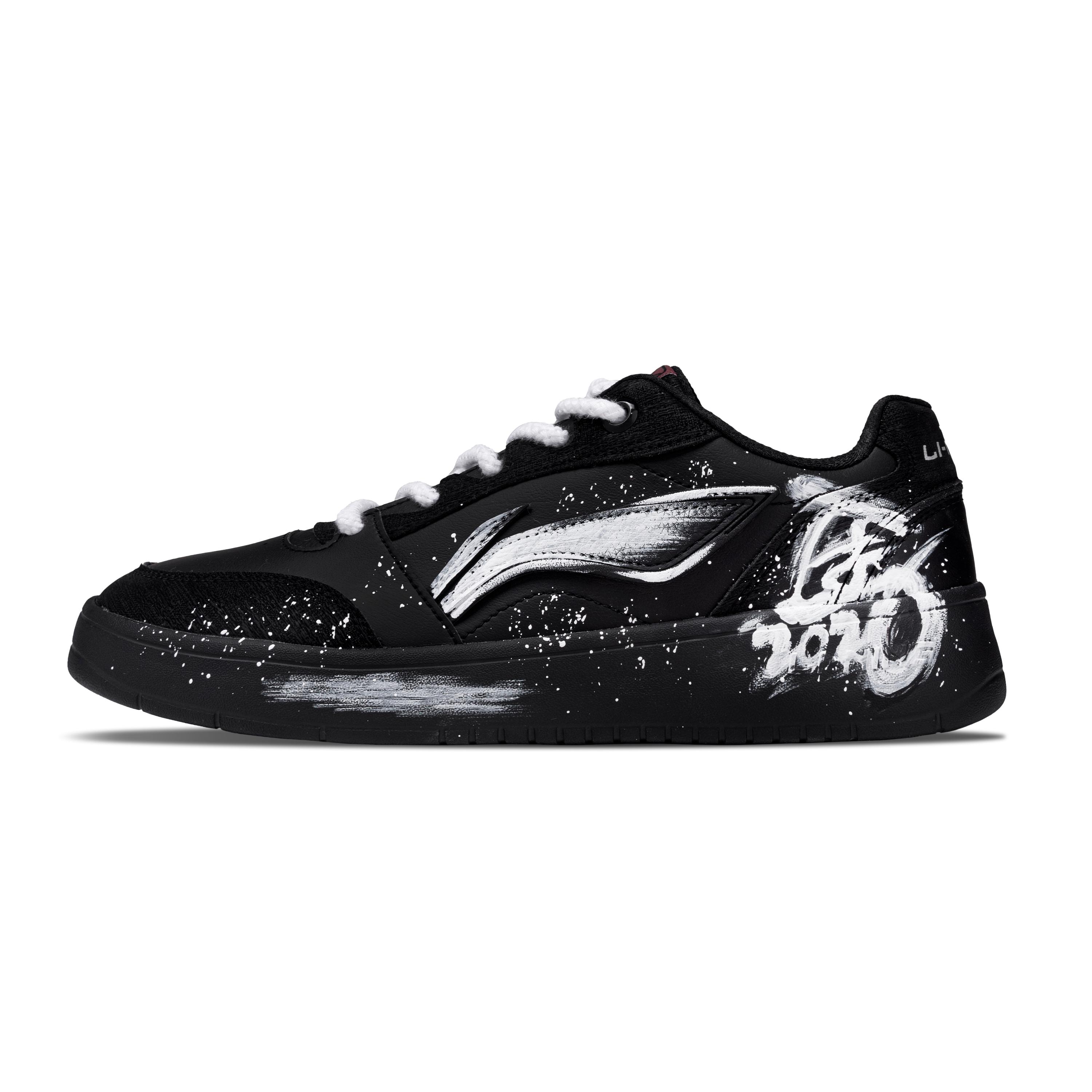 Li Ning Sycee V3 Износостойкие Увеличивающие Рост Низкие Кеды для Скейтборда Мужские AGCV107-1(Команда211-) 46