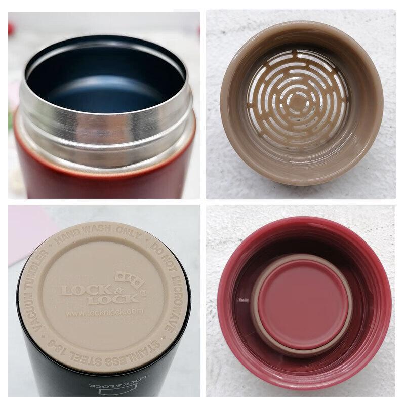 LOCK&LOCK LHC4019 Insulated Stainless Steel Mug