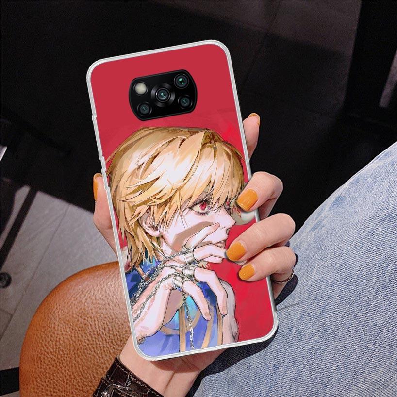 Huner X-Hunters Kurapika Phnoe Case for Xiaomi Poco X5 X6 X7 Pro X4 Gt F7 Ultra M8 M7 Redmi 15C 15 13C 13 12C 12 Unique Cover Co