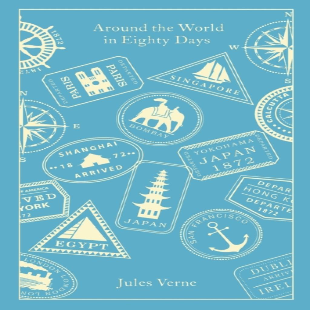 Around the World in Eighty Days by Jules Verne Hardback Book 9780241468654