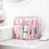Customizable Transparent Waterproof Makeup & Toiletry Bag – Portable, Large Capacity for Travel