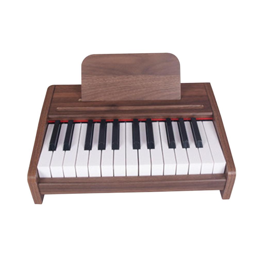 Children's Digital Piano Keyboard Toy with Wood Design for Music Learning
