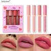 4pcsNatural and Long-lasting Non-fading Non-stick Cup 4-pack Lip Glaze Kit Matte Lipstick Set