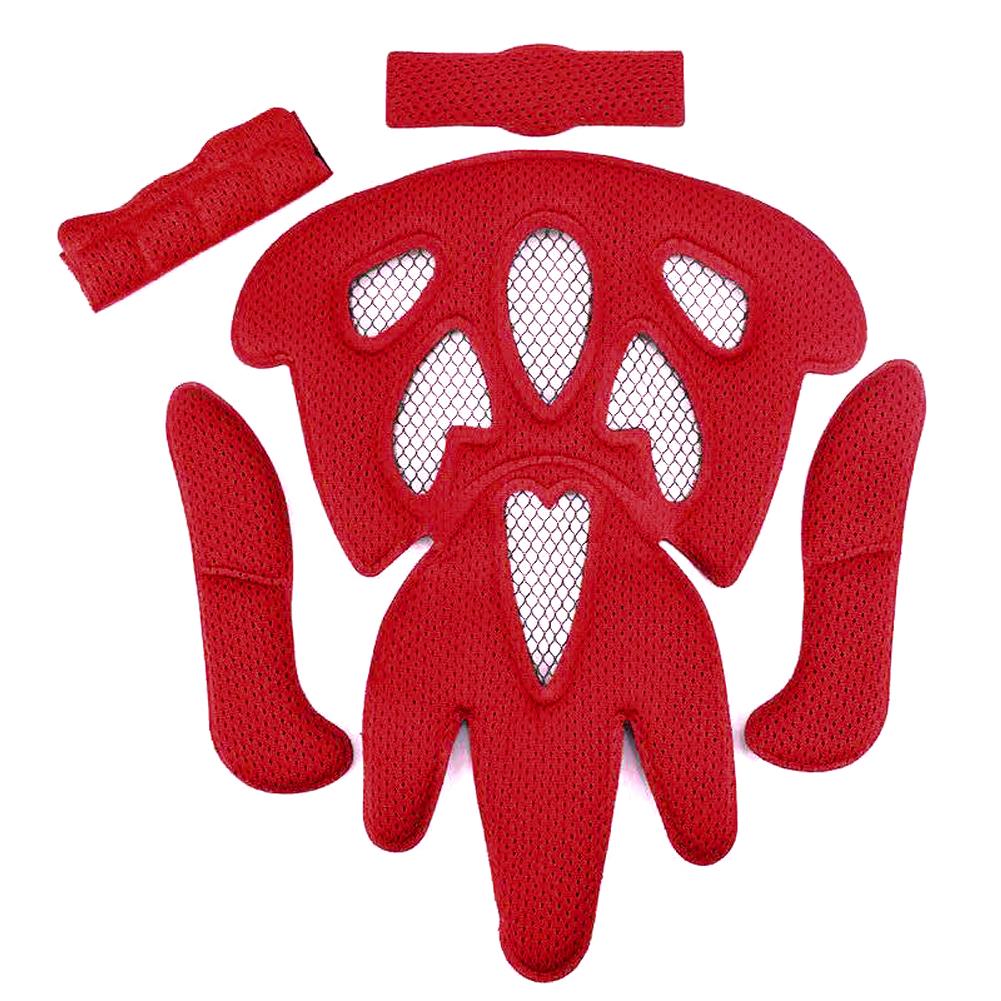 Uniwersalne Zestawy Wyściółki Kasku Motocyklowego Wymienne Uszczelnione Gąbki Zestaw Podkładek Piankowych do Kasku Rowerowego Akcesoria do Kasku Rowerowego