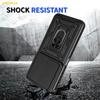 For Xiaomi Redmi 15 4G (EU) (171mm) Case Kickstand PC+TPU Phone Cover with Camera Lens Slider