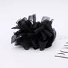Diamond Flower Hair Claw Clip - Elegant Updo Accessory for Women